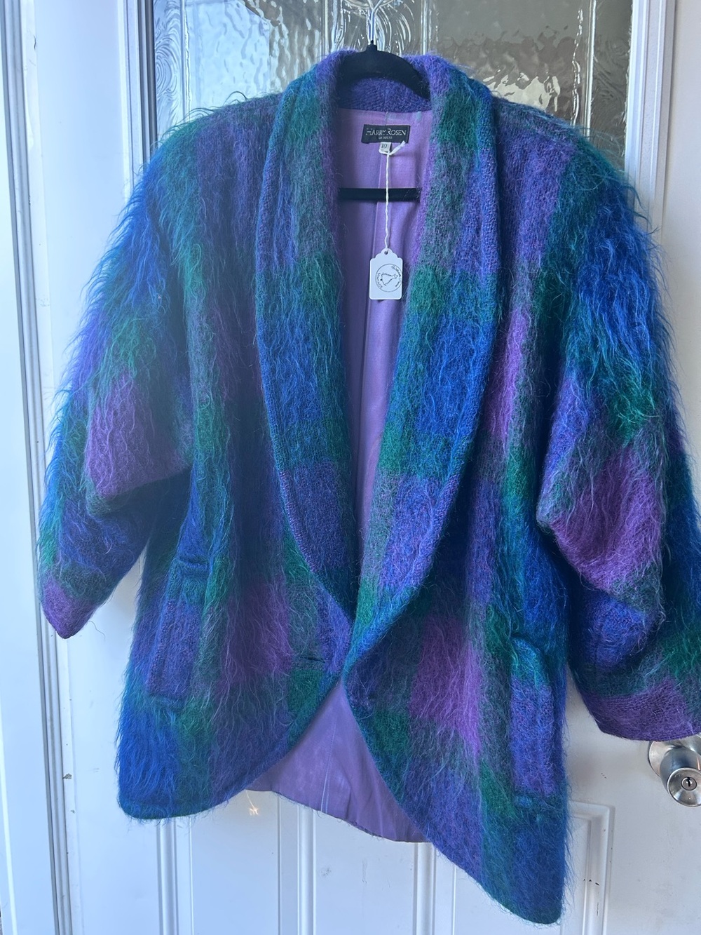 Unique Rare Vintage 100% Mohair Harry Rosen